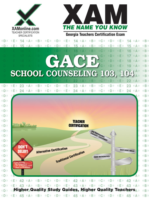 Title details for GACE School Counseling 103, 104 by Sharon Wynne - Available
